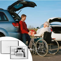 Adjustable Left Foot Accelerator Pedal for Handicap Driving - Easy Up & Switch with Right Foot - Foldable & Fits Automatic Transmission Vehicles