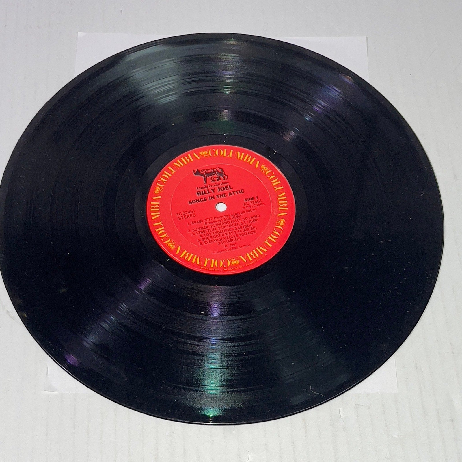 Billy Joel - Songs In The Attic - CBS - TC 37461 1981 LP ALBUM Netherlands 1981