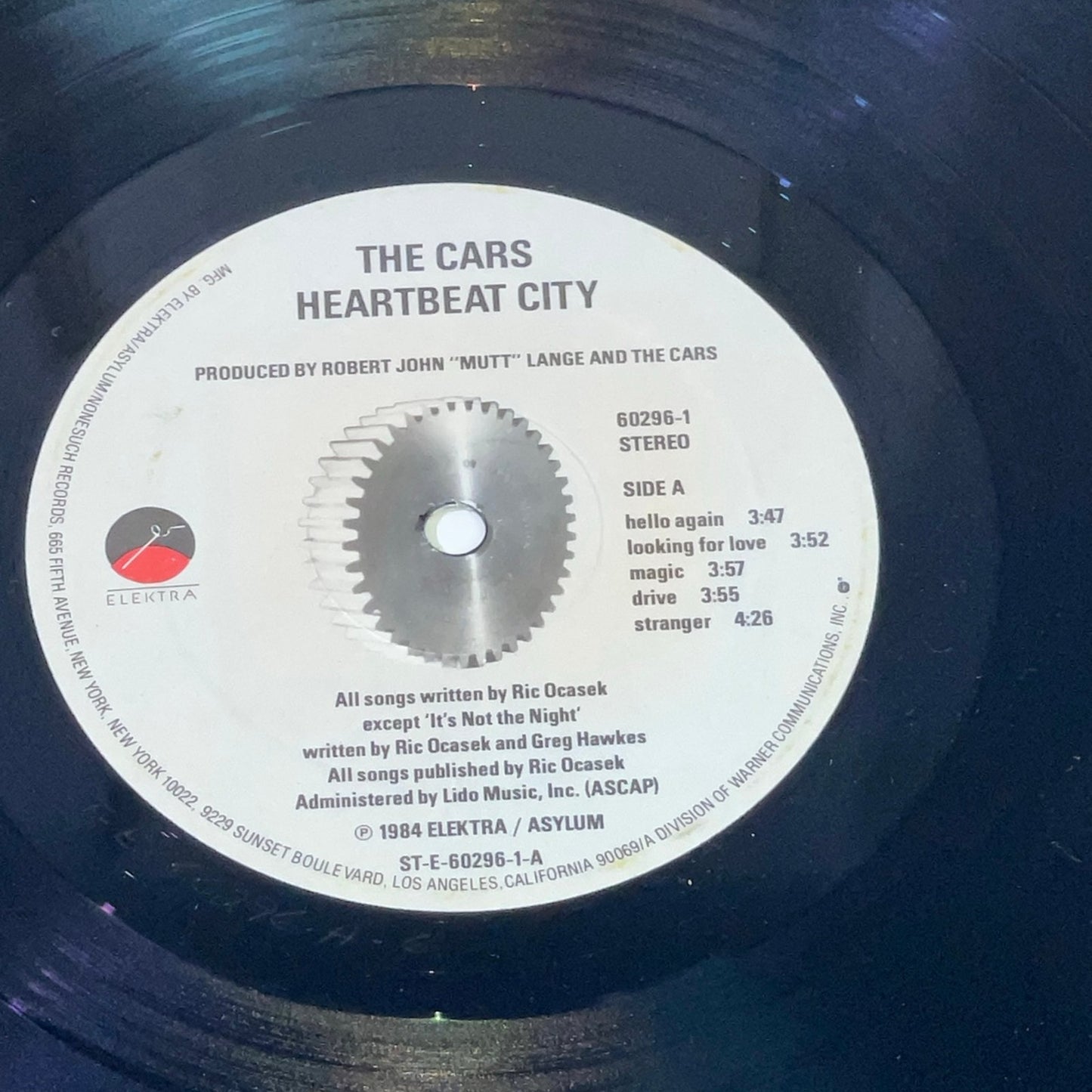 Cars, The - Heartbeat City 1984- Suzy - ELK 60296-1, Elektra - ELK 60296-1 Yugoslavia