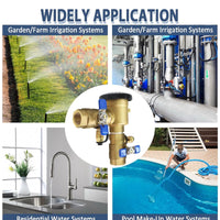 1"720A Pressure Vacuum Breaker Assembly – Thickened Brass Vacuum Breaker For Sprinkler, Back Flow Preventer Valve for Irrigation Systems & Commercial Water