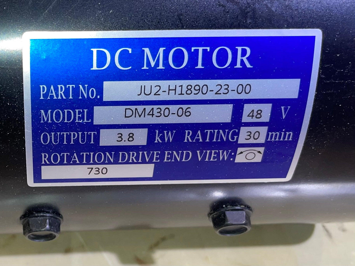 DC Motor 48V 2.6KW 3.5HP DM430 For Yamaha for Hitachi Golf Carts G29 Drive