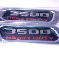Fender Emblems 3500 Heavy Duty Left Right Side Badges Hood 68362221AB 68362220AB 2019-2022 (Chrome)