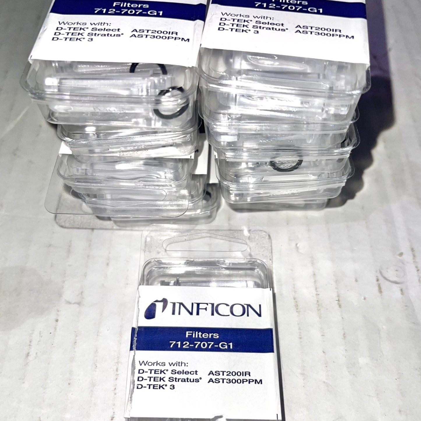 Inficon 712-707-G1 Replacement Filter Cartridges for D-TEK Stratus, D-TEK3 and D-TEK Select Refrigerant Leak Detector 13-PACK