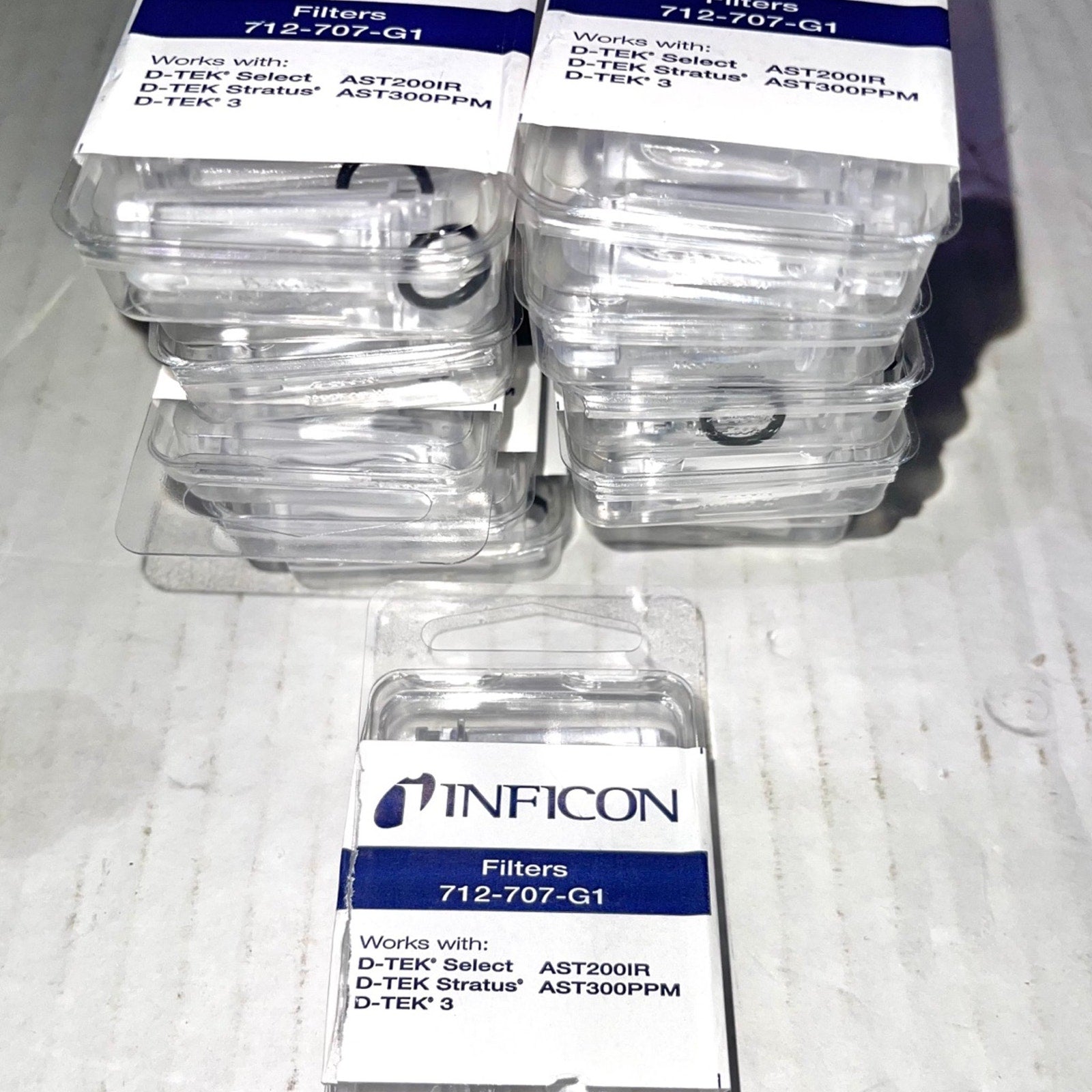 Inficon 712-707-G1 Replacement Filter Cartridges for D-TEK Stratus, D-TEK3 and D-TEK Select Refrigerant Leak Detector 13-PACK