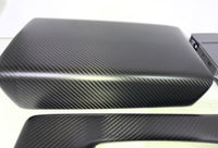 Tesla Model3 Y Car Central Control Sticker Door Window Button Column Shift Real Carbon Fiber Patch 2017-2023(Matte Carbon