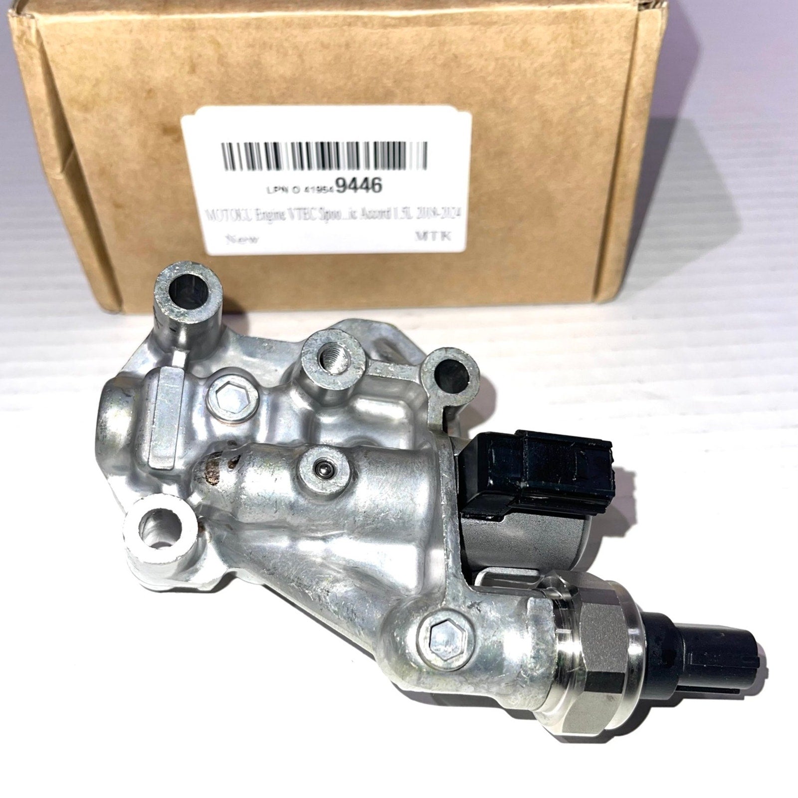 Engine VTEC Spool Valve Assembly w/Oil Pressure Switch and Gasket for Honda CR-V Civic Accord 1.5L 2018-2024