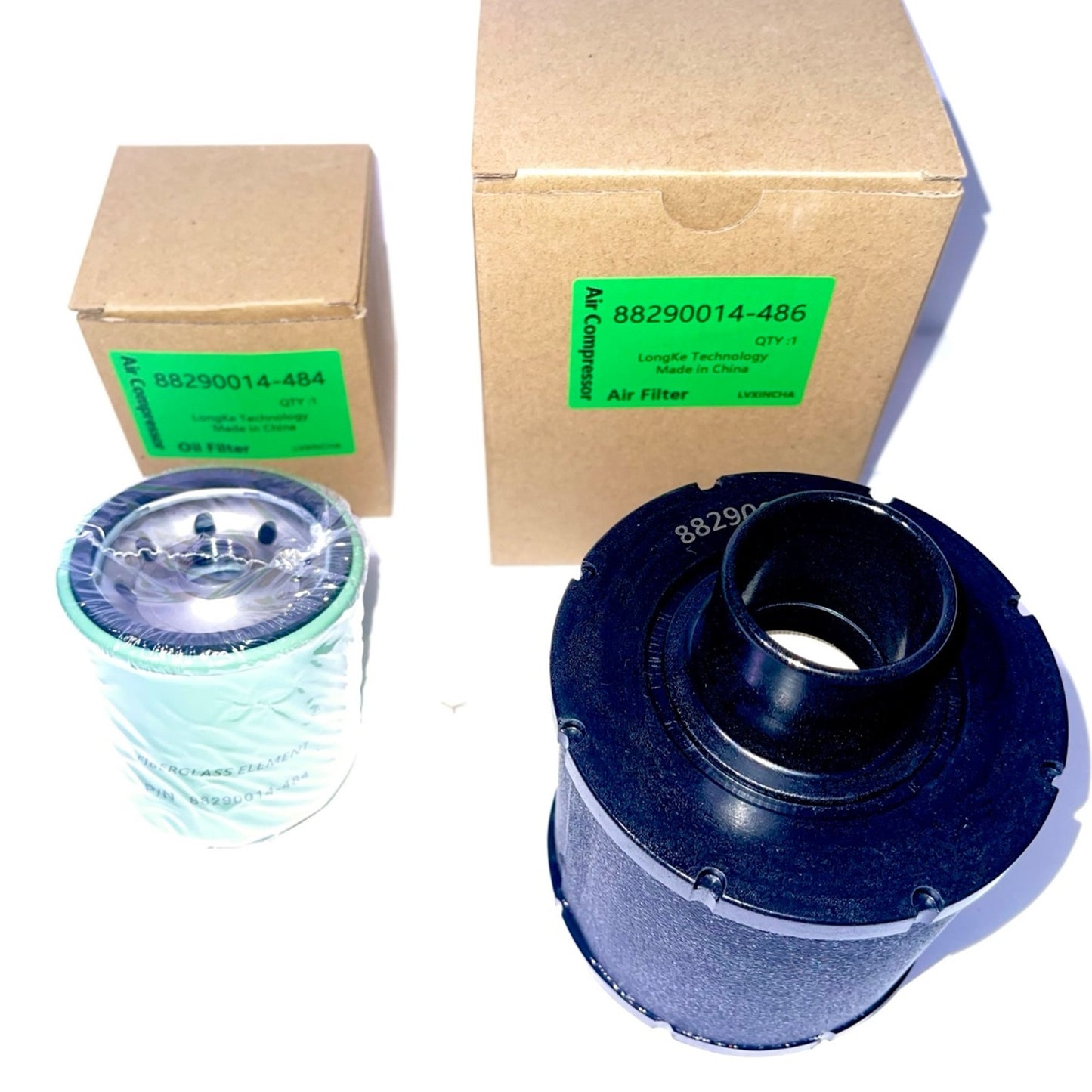 Air Filter 88290014-486 Oil Filter 88290014-484 for Air Compressors Replacement Filter Kit