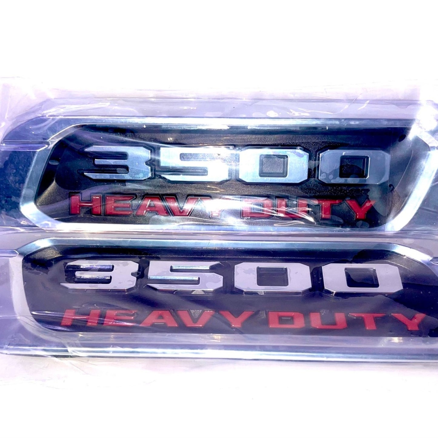 Fender Emblems 3500 Heavy Duty Left Right Side Badges Hood 68362221AB 68362220AB 2019-2022 (Chrome)