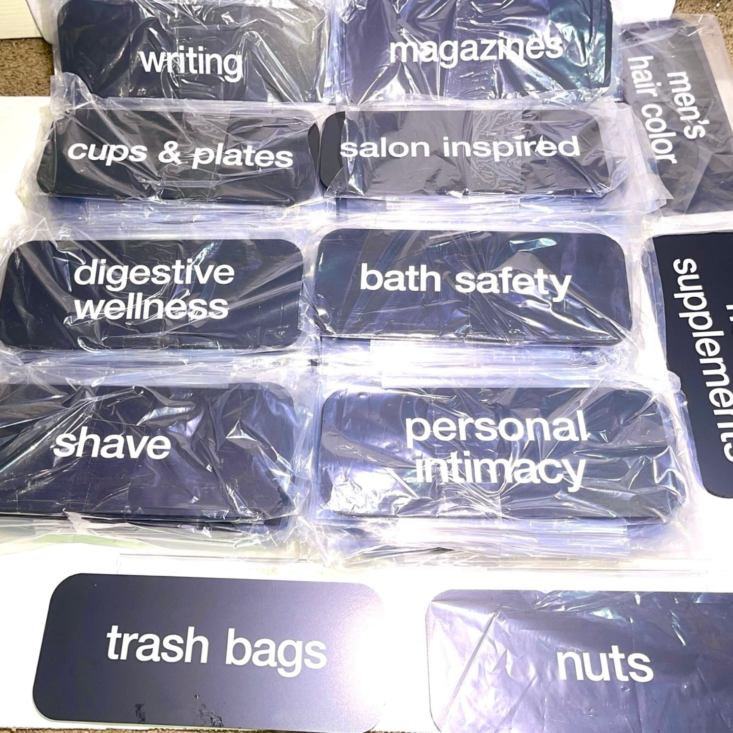 Lot of 84 Aisle Product Decal Labels – Retail Store Signage PROFESSIONAL