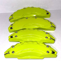 Caliper Covers 4 TESLA Model Y GREEN Accessories, 2020-2023 18 19” Wheel Hub Front and Rear Brake Caliper Cover
