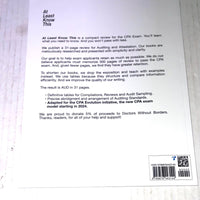 At Least Know This 2024 CPA Exam Review - Auditing and Attestation Book overview