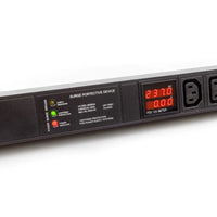 8way C13 C19 30A 120V-240V Metered PDU Current Volts Digital Meter SPD L6-30P amp PDU (06-30A-S005)