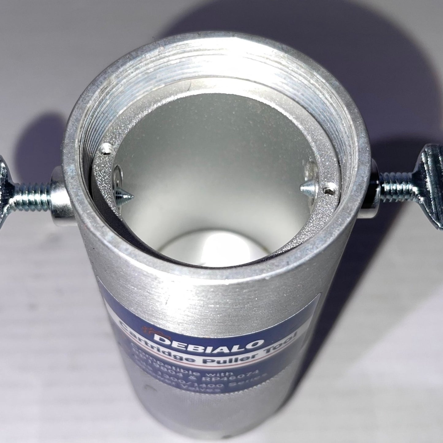 Cartridge Removal Tool for Delta Tub & Shower Faucets, Fits 1300/1400 Series RP46074 & RP19804 Cartridges, Heavy-Duty Reusable Steel Puller Extractor, Damage-Free DIY Valve Repair