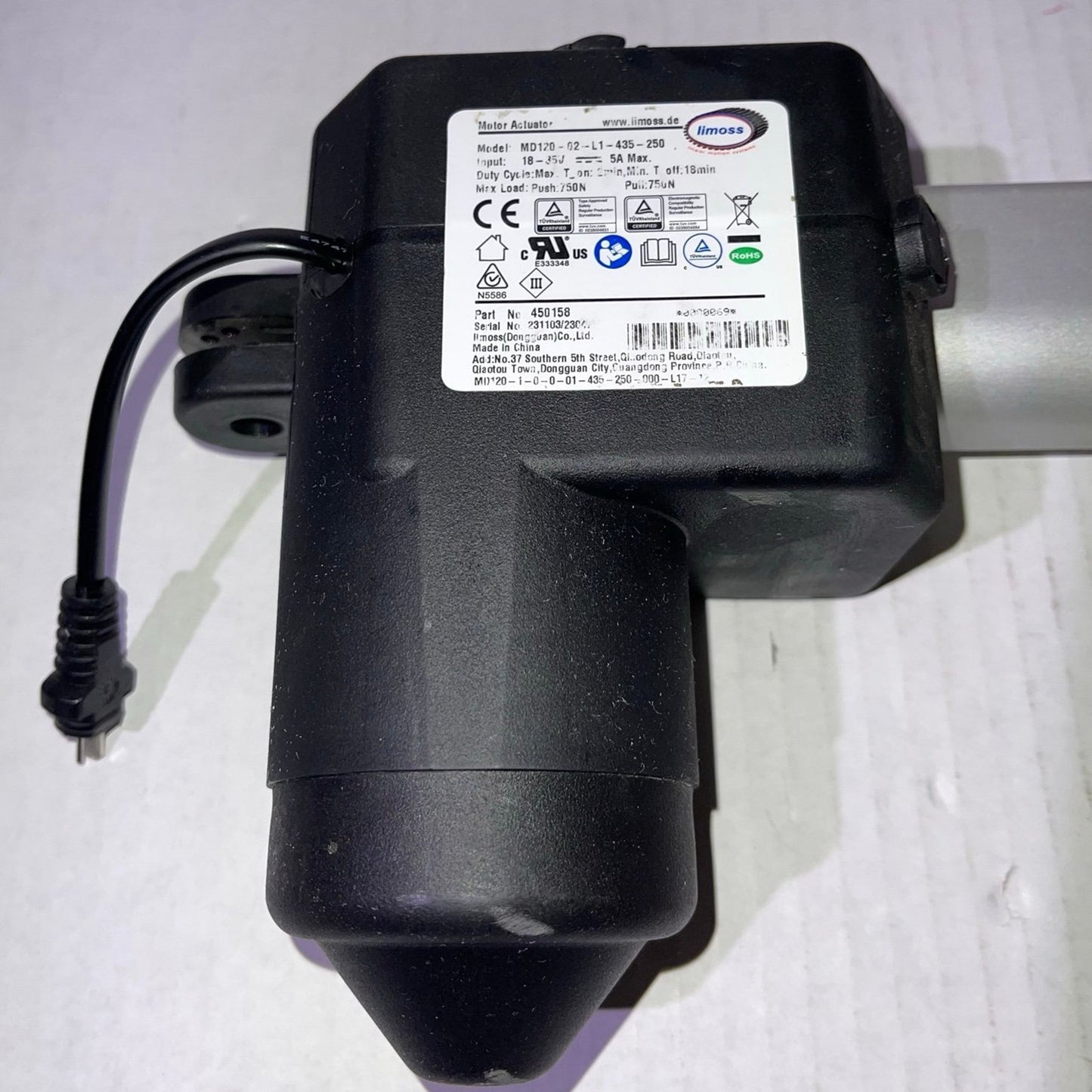 Fromann 450158 MD120-02-L1-435-250 for Power Recliner Lift Chairs Motor Actuator Replacement