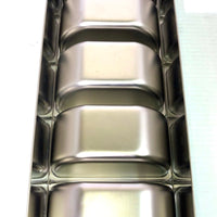 TrueCraftware- 5 Compartment Stainless Steel Condiment Bar (Open Bottom)- Condim