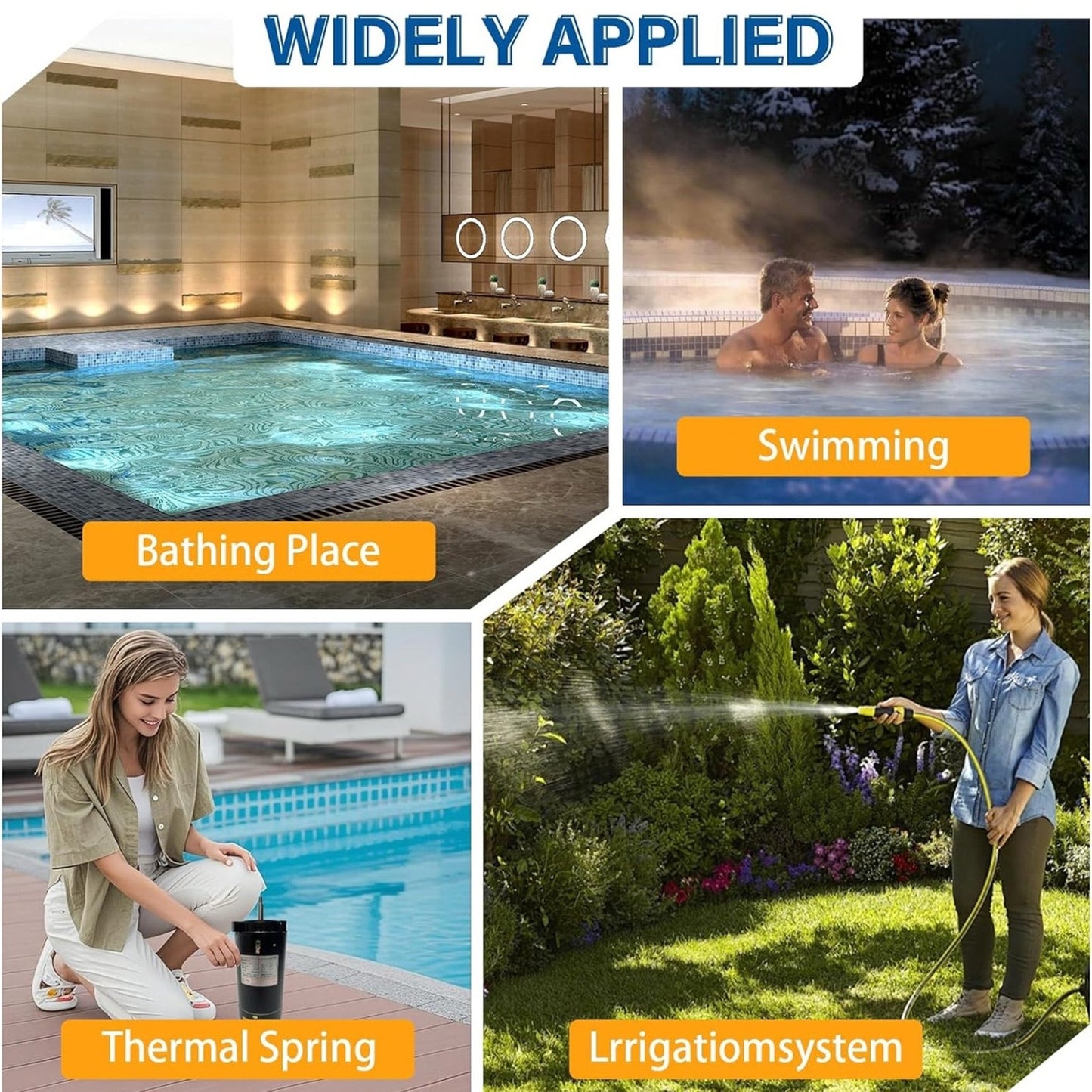 UST1102 1HP Swimming Pool Pump Motor With PS-201 Seal Kit for Hayward Super Pump, Super II, Max Flow, Northstar & Ja-Cuzzi Magnum Pump| 1 HP Single Speed Round C-Face Pool Motor, 115/230V