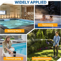 UST1102 1HP Swimming Pool Pump Motor With PS-201 Seal Kit for Hayward Super Pump, Super II, Max Flow, Northstar & Ja-Cuzzi Magnum Pump| 1 HP Single Speed Round C-Face Pool Motor, 115/230V