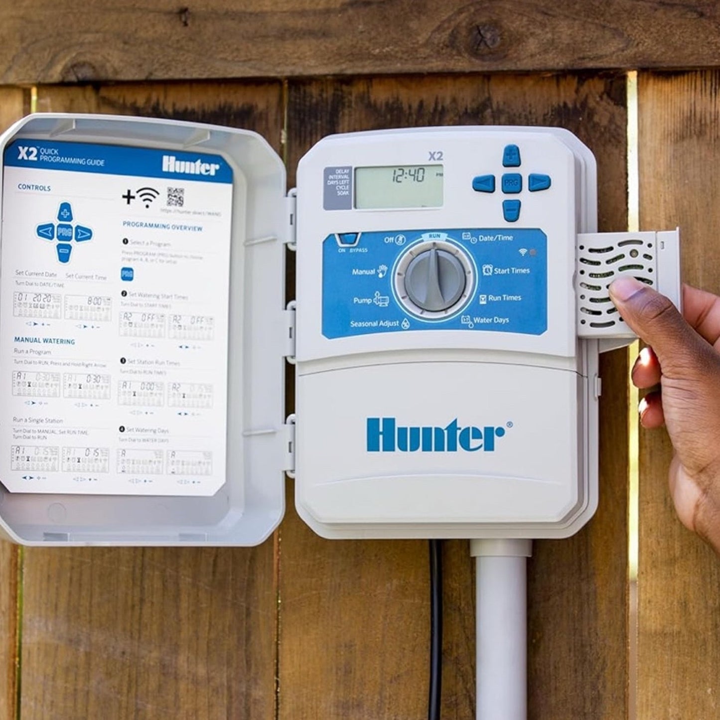 Hunter WAND Smart WiFi Module for X2 Sprinkler Controller, Hydrawise App, Remote