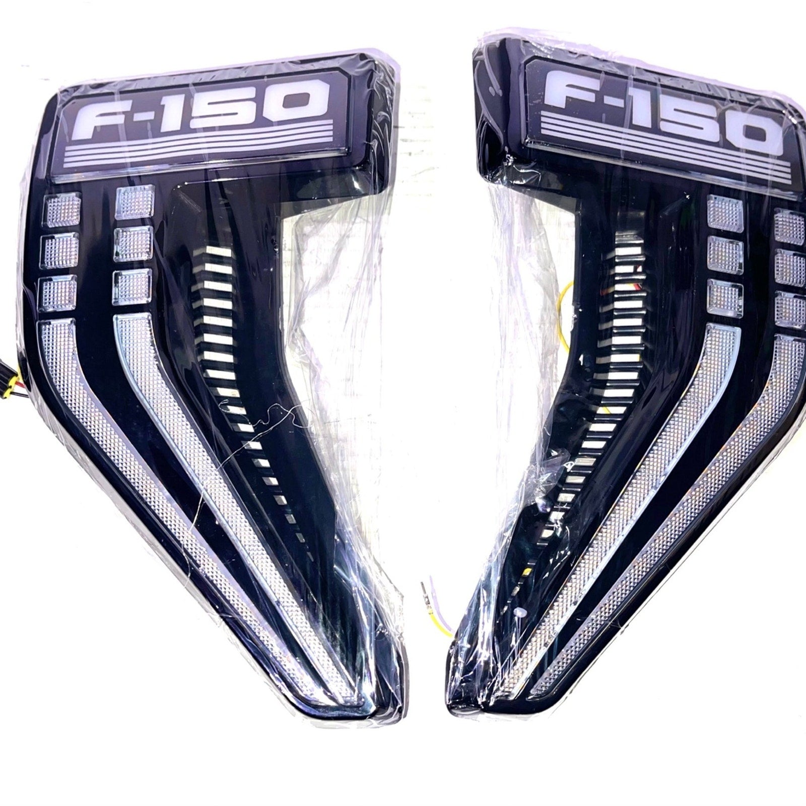 LED Side Fender Marker Light Dynamic Turn Signal for Ford F150 Raptor 2021-2025