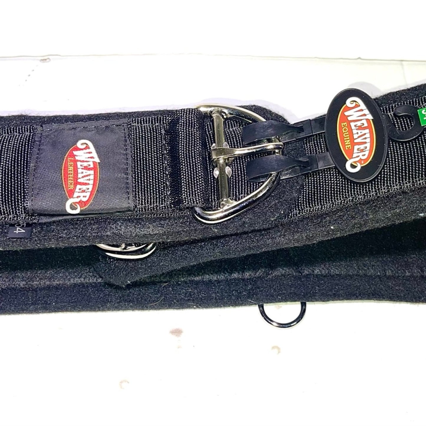 Deluxe Super Horse Cinch, Anti-Slip Felt Lined Saddle Cinch Girth Flat Buck SZ54