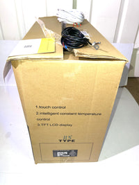 CGOLDENWALL 6KW Commercial Self-Draining Steam Generator Shower System Home Steam Bath Spa Generator 30 min to 12 Hours with Auto Drain 95-131℉ for Suitable Space Heating 6 m³/212 Cubic feet (6KW)