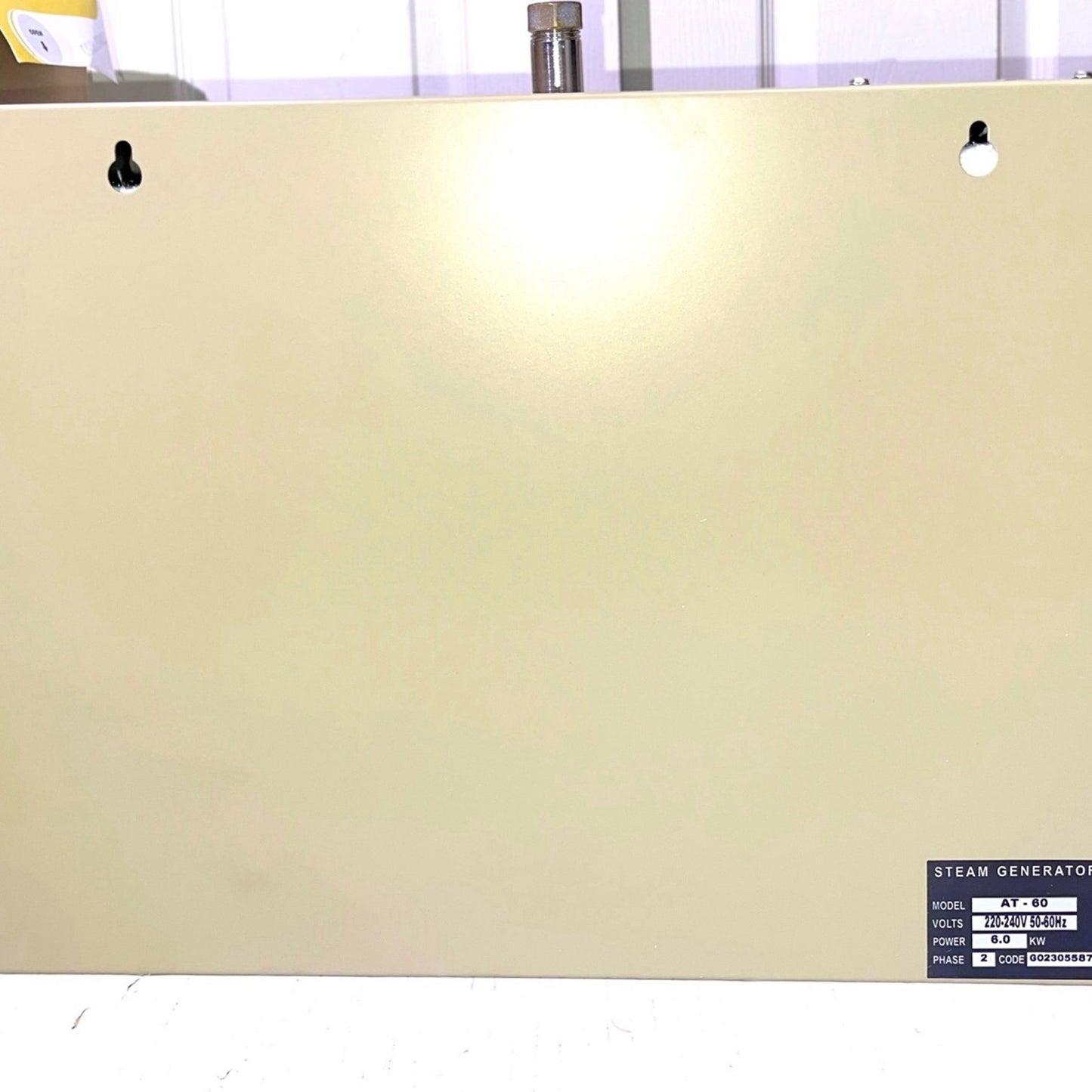 Commercial Self-Draining Steam Generator Shower System CGOLDENWALL 6KW Home Steam Bath Spa Generator 30 min to 12 Hours with Auto Drain 95-131℉ for