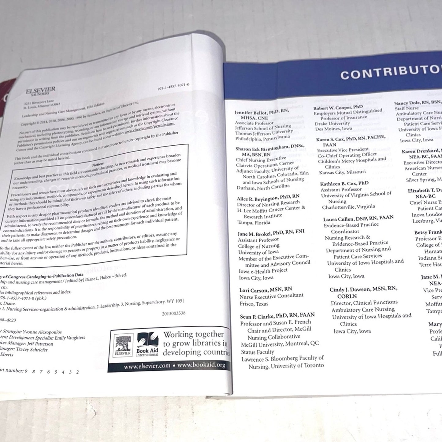 Leadership and Nursing Care Management by Huber PhD RN FAAN NEA-BC, Diane [Saunders, 2013] 5th Edition [Paperback]