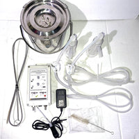 3L Electric Milker Milking Machine Household Manual Double Head Milker Efficient Pumping Cycle Large Capacity Portable for Goat Pulsation Vacuum Milking Machine