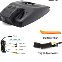 Plug and Play Car Video Recorder Night Vision UHD 4K Toyota RAV4 XA50 Suzuki 2160P DVR Dash Cam Camera for Across Facelift 2022 2023 2024 2025 (2GB, Front 4K 2160P)