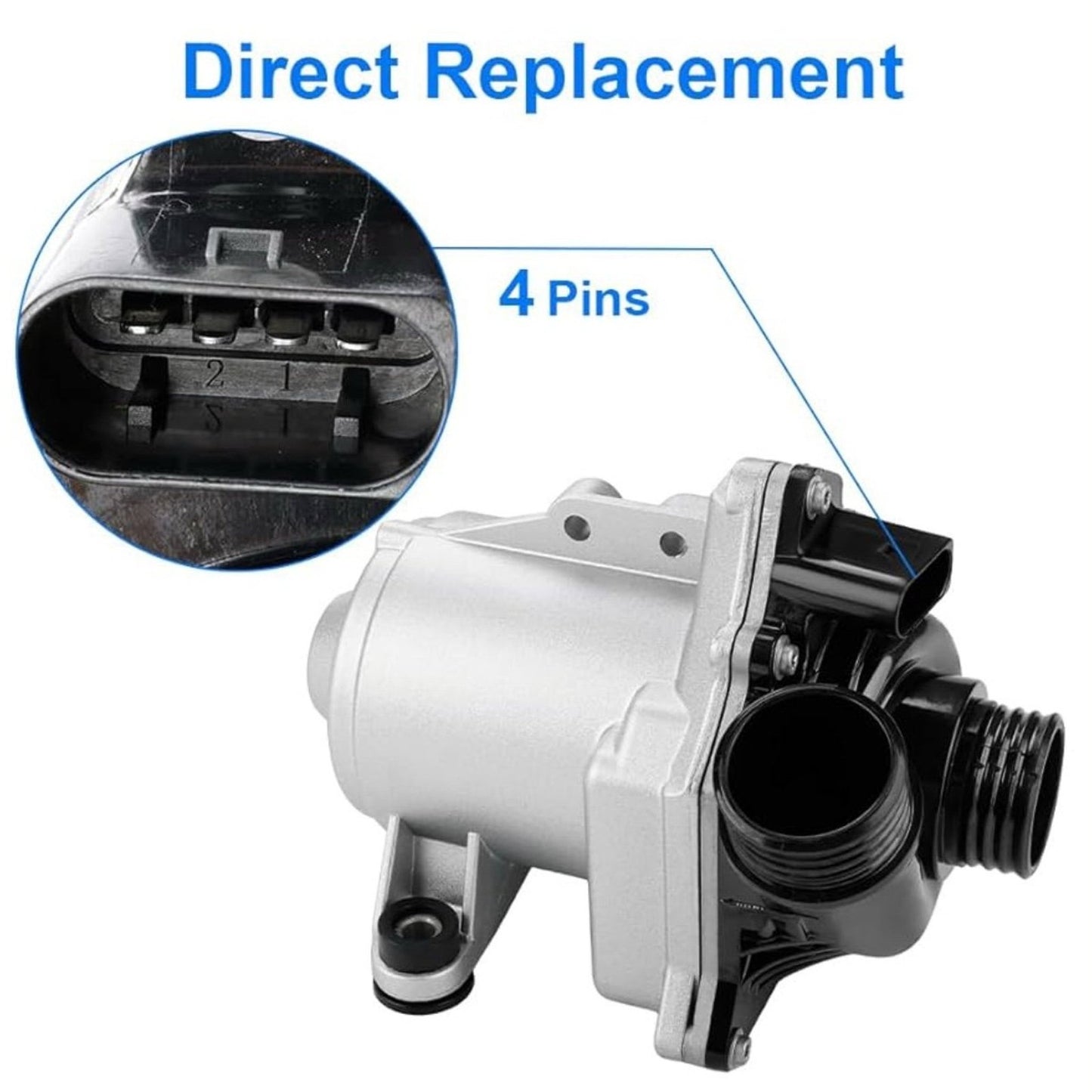 Electric Engine Water Pump For BMW E70 X5 3.0s 4.8i 2007-2009, X5 XDrive30i XDrive35d XDrive48i M 2009-2010 Coolant Pump For 599-961 11517568595 11517546996 11519894484