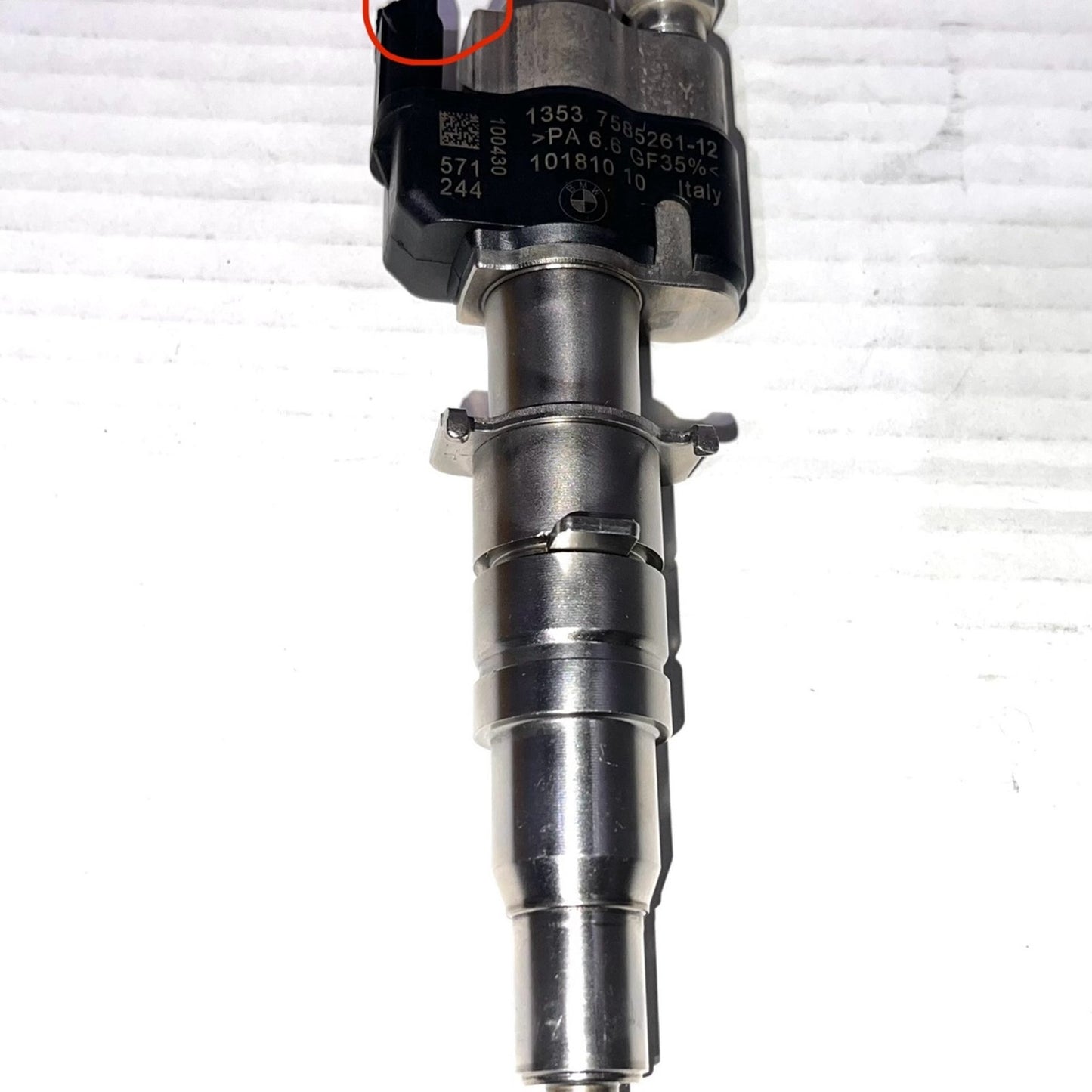 13537585261 13538616079 13537585261-12 Genuine Fuel Injector for BMW N54 N63 135 335 535 550 750 X5 X6 13537565138 (Color : 13537585261-12)