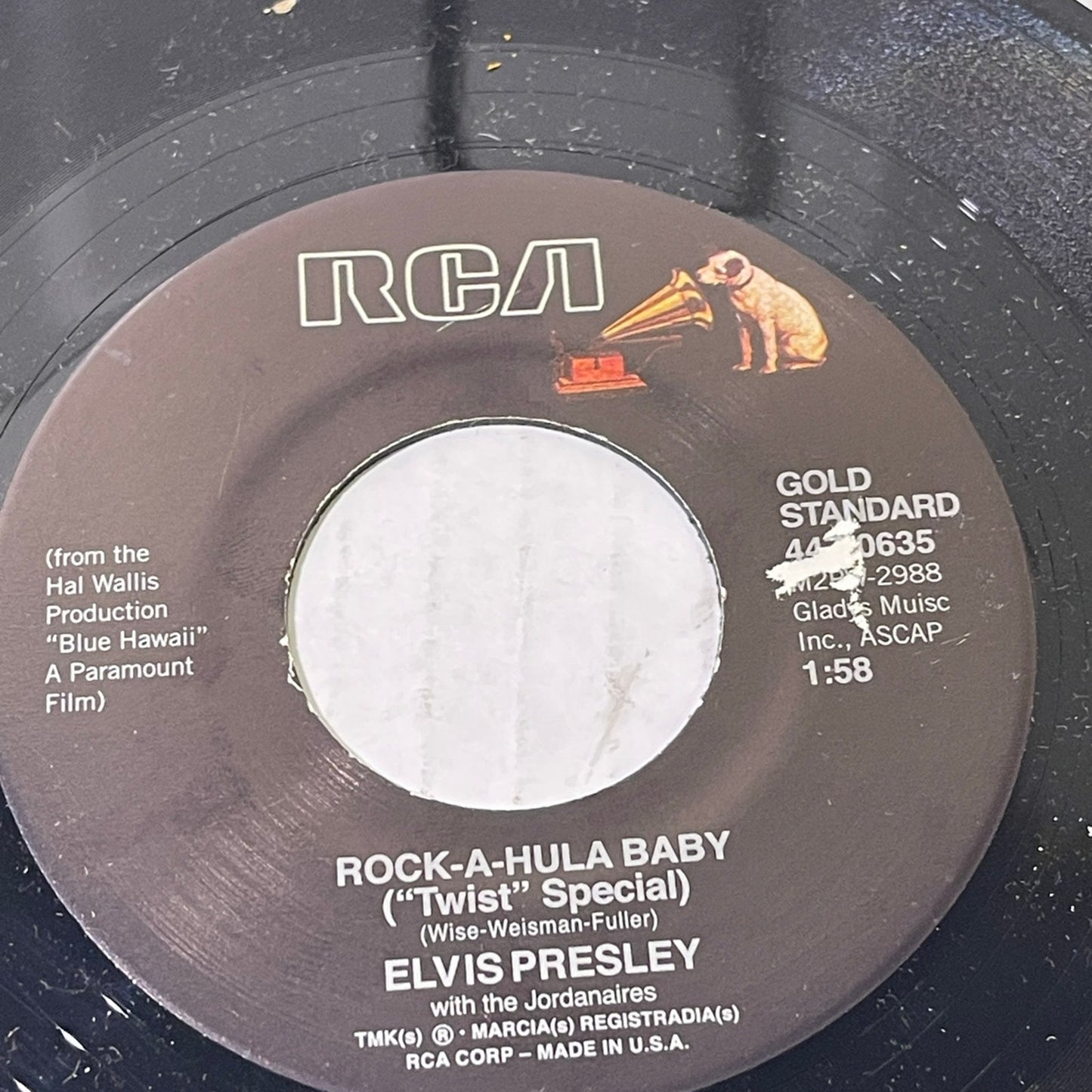 Elvis Presley - Cant Help Falling [Vinyl] 7" ‎Legacy Recordings 	‎1968