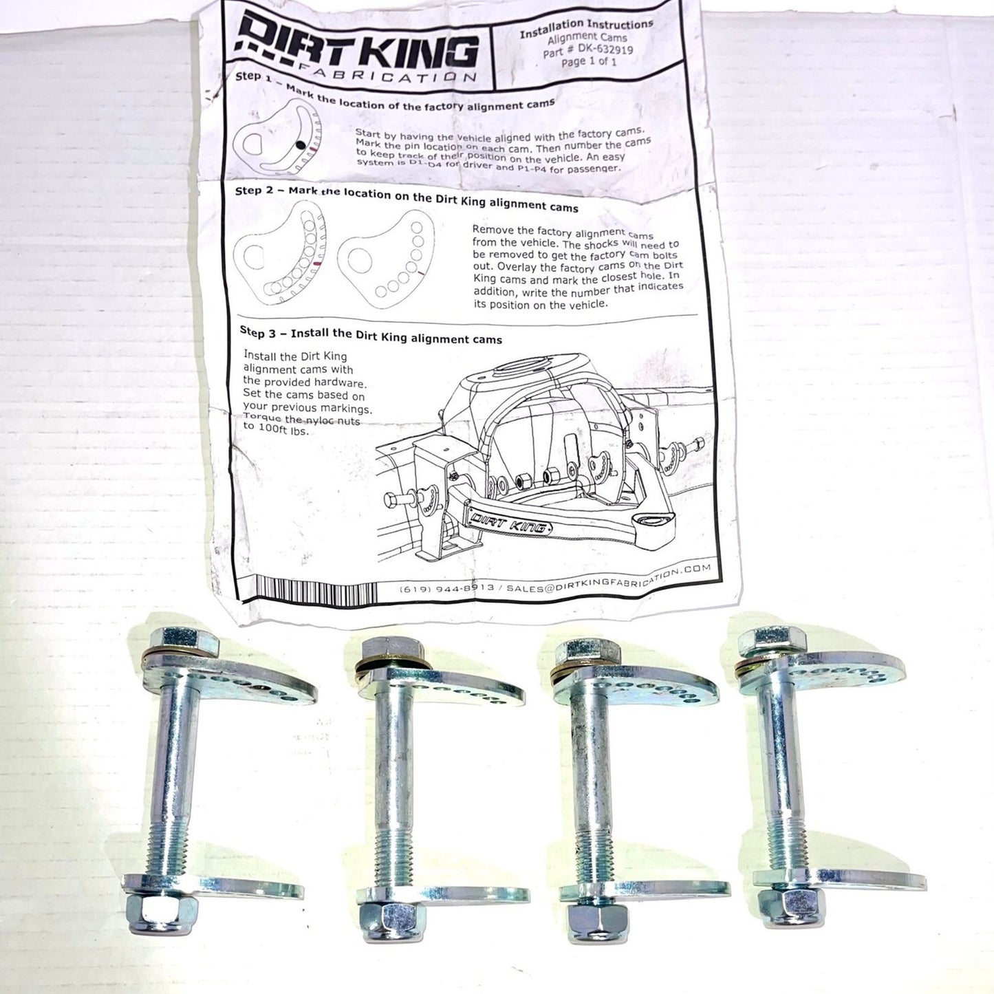 Upper Arm Alignment Cams For 99-2020 Chevy Silverado/GMC Sierra | DK-632919