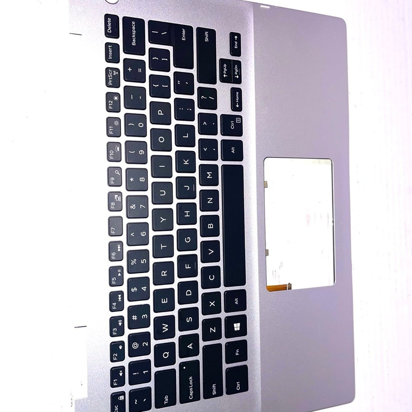 Laptop Upper Case Palmrest Backlit Keyboard Assembly Part for Dell Inspiron