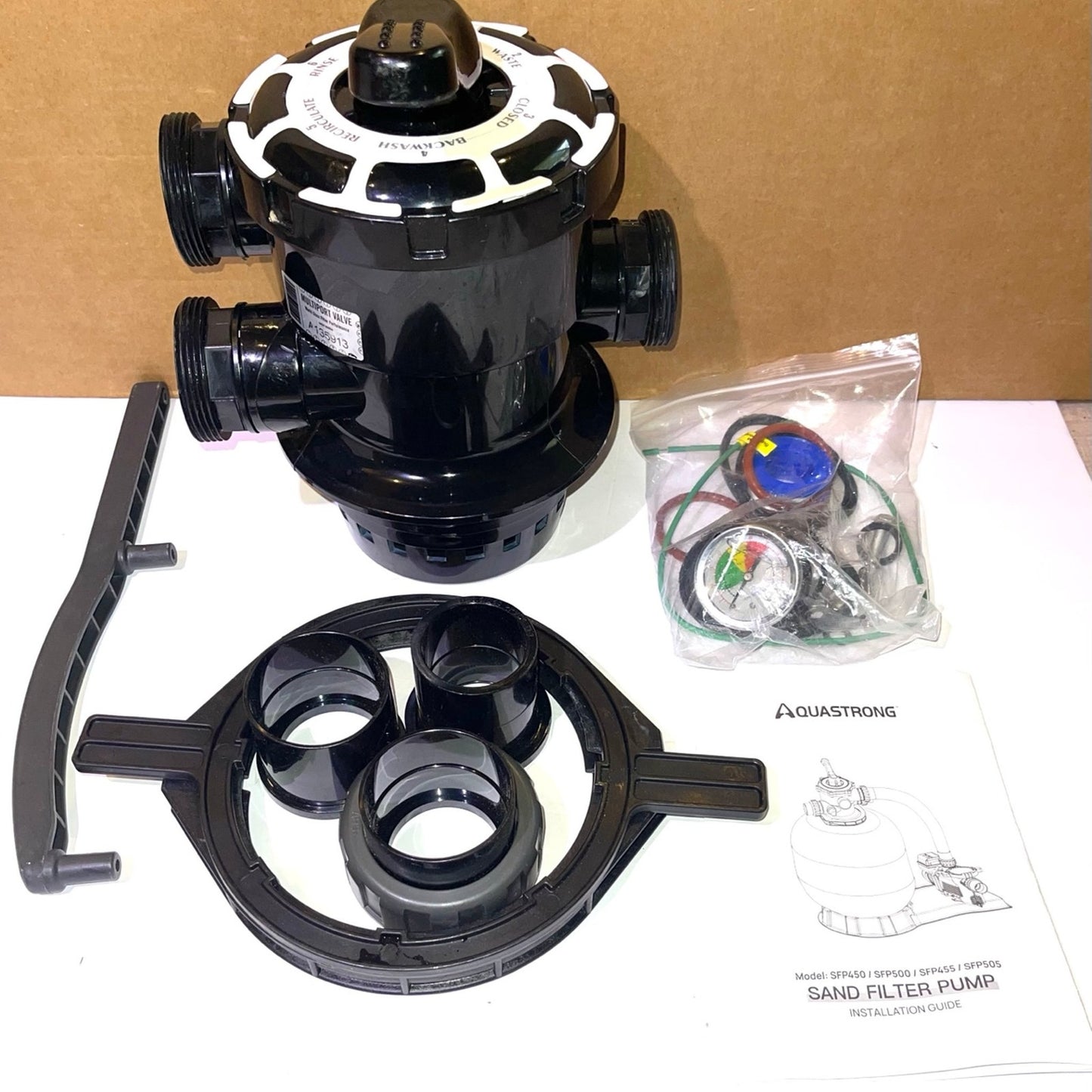 Aquastrong Top Valve for Pool Sand Filter Valve 12” 6-Way SFP450 SFP500 SFP455