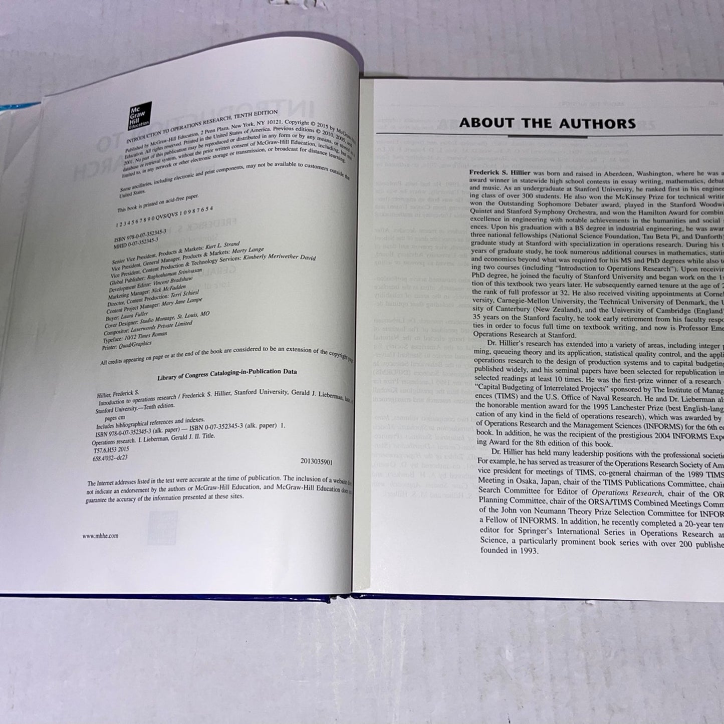 Introduction to Operations Research with Access Card for Premium Content 10th Edition ISBN-13: 978-1259162985, ISBN-10: 1259162982