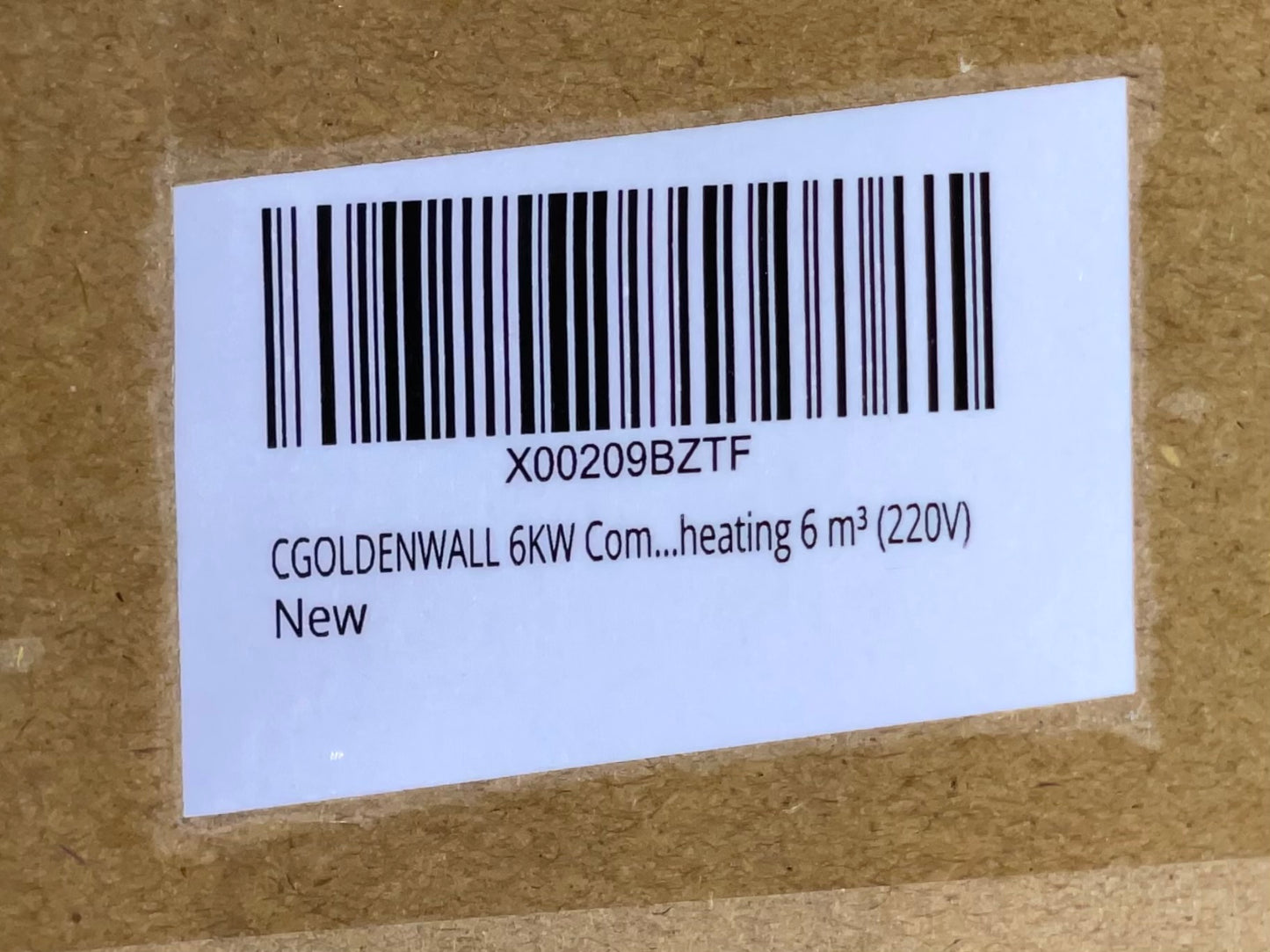 CGOLDENWALL 6KW Commercial Self-Draining Steam Generator Shower System Home Steam Bath Spa Generator 30 min to 12 Hours with Auto Drain 95-131℉ for Suitable Space Heating 6 m³/212 Cubic feet (6KW)