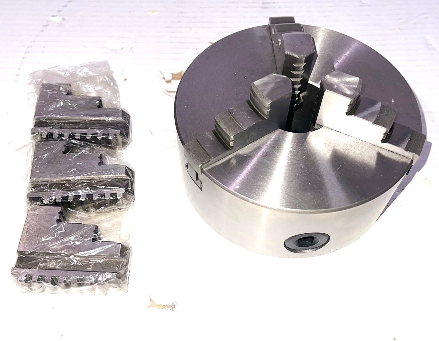 VERTEX 10" 3-Jaw Front Mount Lathe Chuck 2 Sets Of Jaws 10" Chuck Size 3800-5824