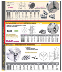 VERTEX 10" 3-Jaw Front Mount Lathe Chuck 2 Sets Of Jaws 10" Chuck Size 3800-5824