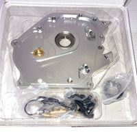 Dual Bearing Billet Side cover For GX200/Clone 196 Predator Hemi, Ghost, Tillotson 212 and 224 Engine Silver