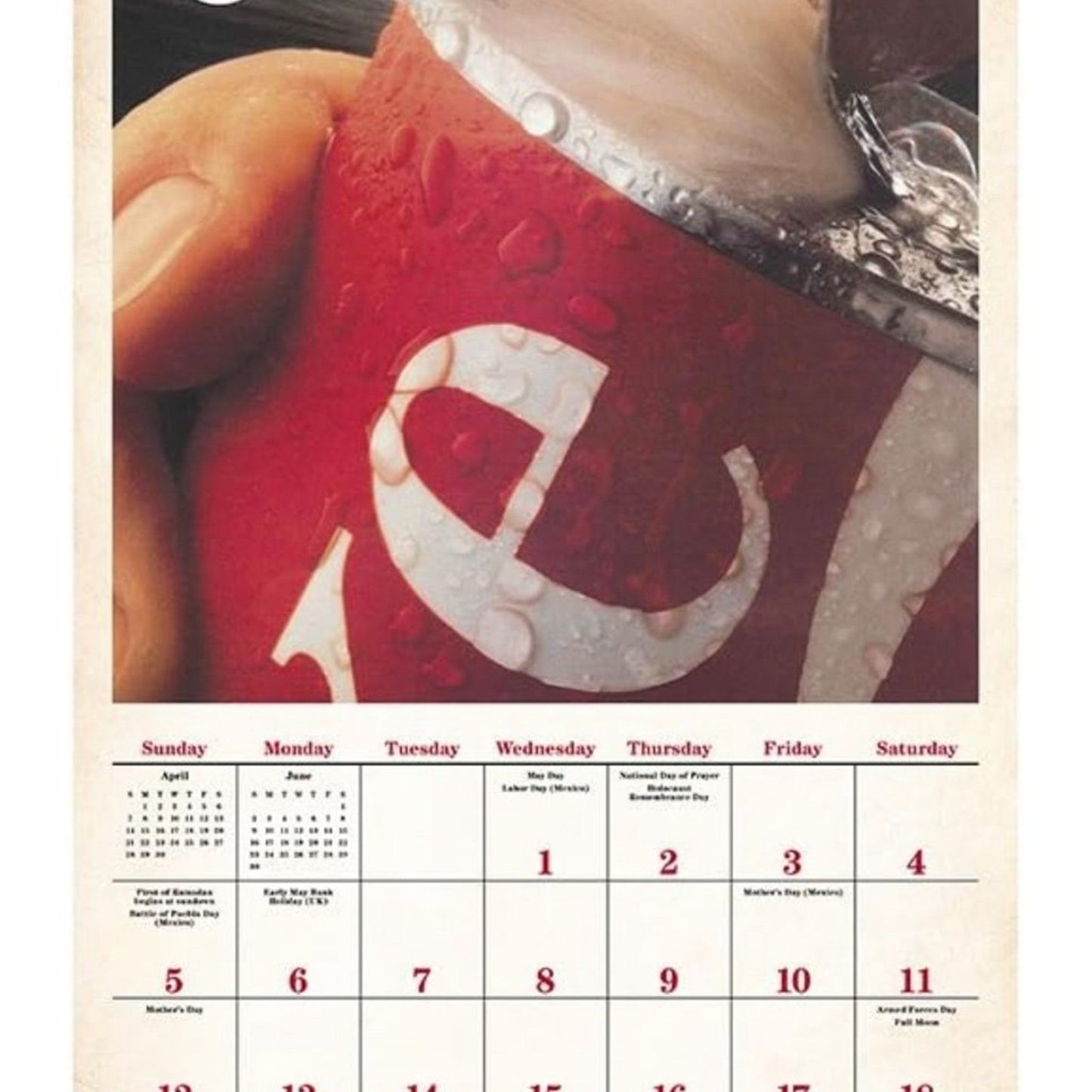 32PK Coca Cola Wall Calendar (2019) A 16-Month 2019 Calendar FACTORY SEALED LOT