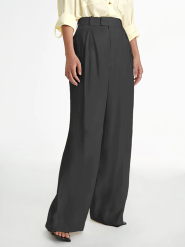 Light Wide-Leg Tailored Pants (Women)