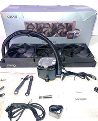 Iota L36 BK AIO CPU Cooler Liquid 360mm Temp Digital Display,ARGB Aluminum PUMP