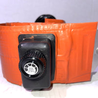 BriskHeat Drum Pail Heater Silicone Heating Blanket Controller SRL12241PADJB, 50-425F, 12x24 Size, 120 Volt, 720 Watt