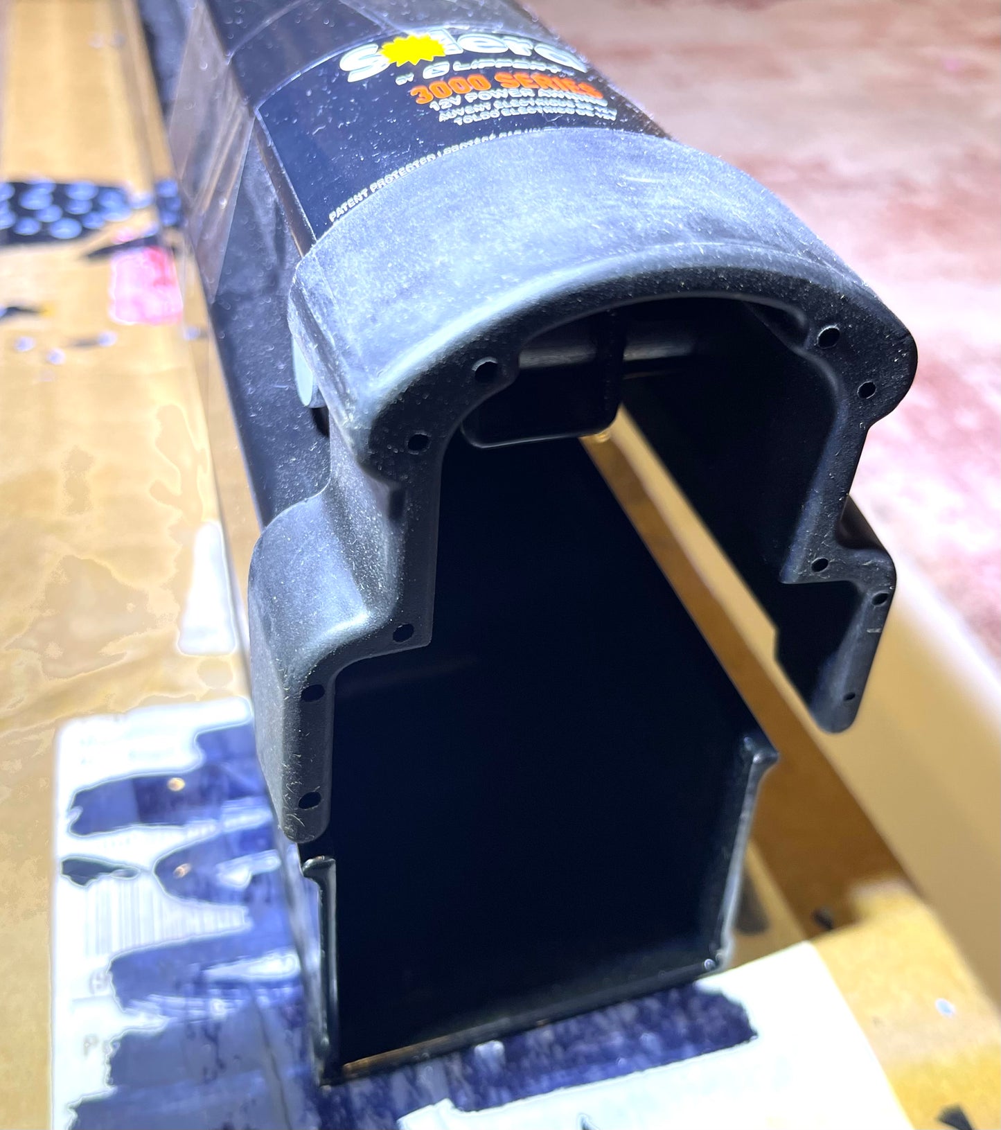 Standard Flat Awning Support Arm Assembly - Black Solera 281154 69"