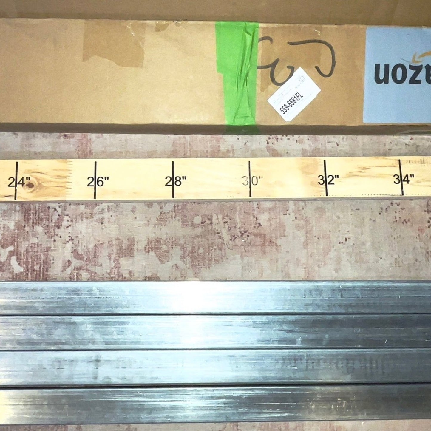 Pocket Door Frame Kit with Hardware & Soft Close, Sliding Smoothly Quietly Hidden Door Kit, for 18-36 W x 80 H Doors, 2 x 4 Studs Pocket Doors Hardware for Bathroom or Bedroom Easy to Install