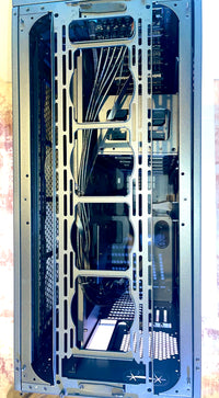 Thermaltake AX700 Super Tower; SSI-CEB/SSI-EEB/XL-ATX/E-ATX; 560mm Radiator Support; 360mm-630mm GPU Clearance; Support for up to 18x 3.5 or 2.5"; Supports 2X 5.25; CA-11B-00F1NN-00

Brand Thermaltake
Motherboard Compatability Extended ATX, Server ATX, AT