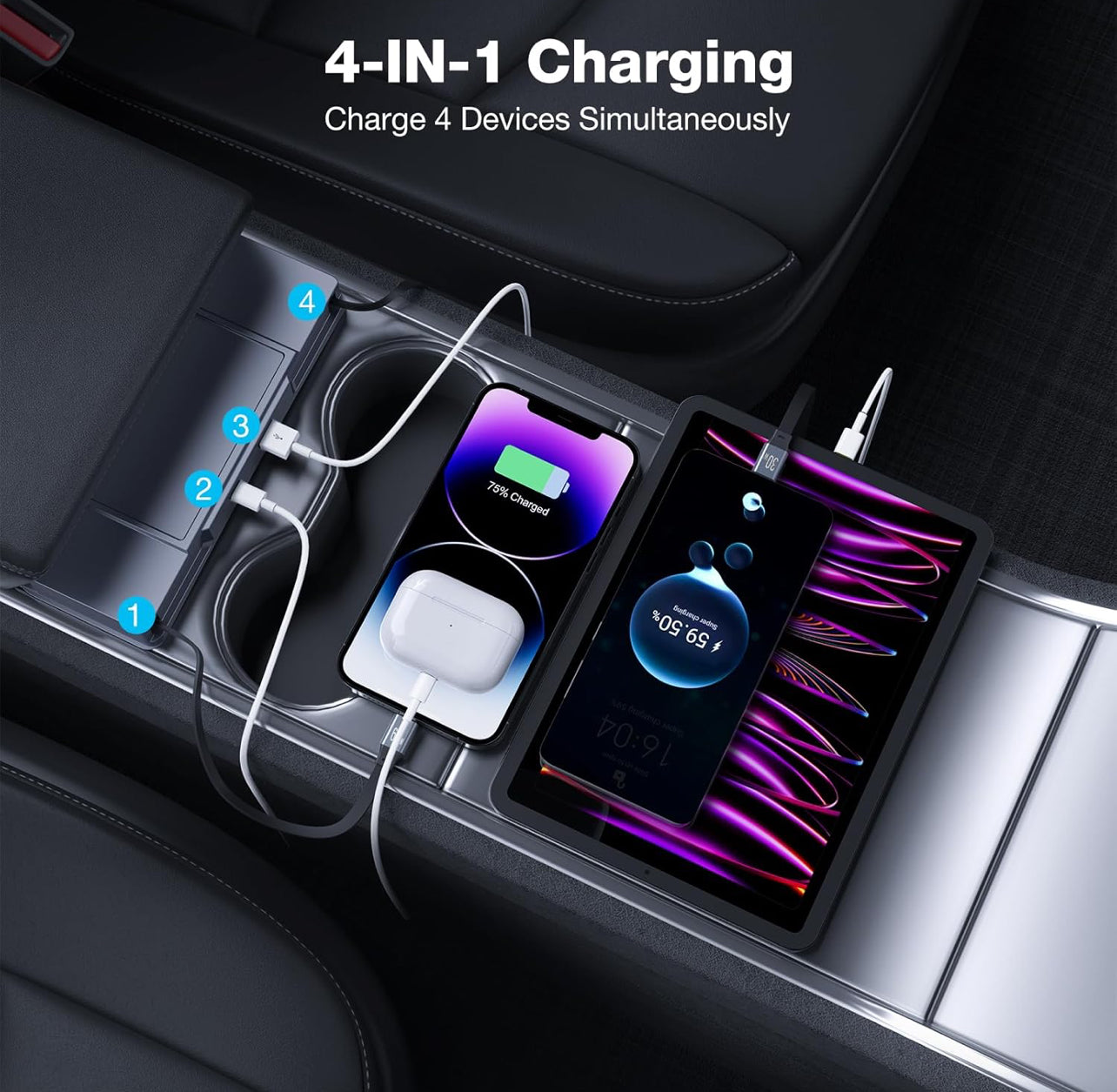 Tesla Model3 Y Car Central Control Sticker Door Window Button Column Shift Real Carbon Fiber Patch 2017-2023(Matte Carbon