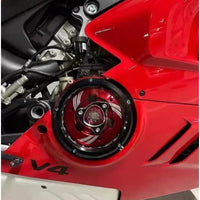 Motorcycle Clutch Cover Engine Protection Protector Cover for Panigale 959/1199/1299 V2 V4 Mo