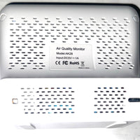 Professional Indoor Air Quality Monitor 7X AQI Alarms,16 in 1 Portable Real-Time Detector for PM2.5 | PM10 | CO2 | TVOC | HCHO | Temp | Hum for Home Cars Plants Pets